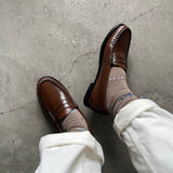 4-2009|Organic Cotton Fish Pattern Socks