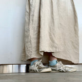 4-1005|Organic Cotton Pile Sole Sneaker Socks