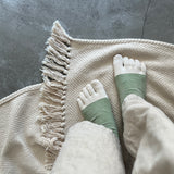 4-2006|Organic Cotton Linen Toe Ankle Socks