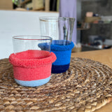 5-5005|アイスコーヒーのくつした ツートーン柄 Short ver.