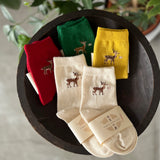 5-1500|Kids 鹿&鹿せんべいソックス