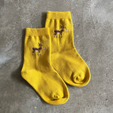 5-1500|Kids 鹿&鹿せんべいソックス