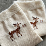 5-1500|Kids 鹿&鹿せんべいソックス