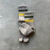 4-4008|Organic Cotton Yak Pile Soles Tabi Socks