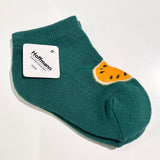 9-1116|コットン 足底パイルスイカ柄アンクル キッズ