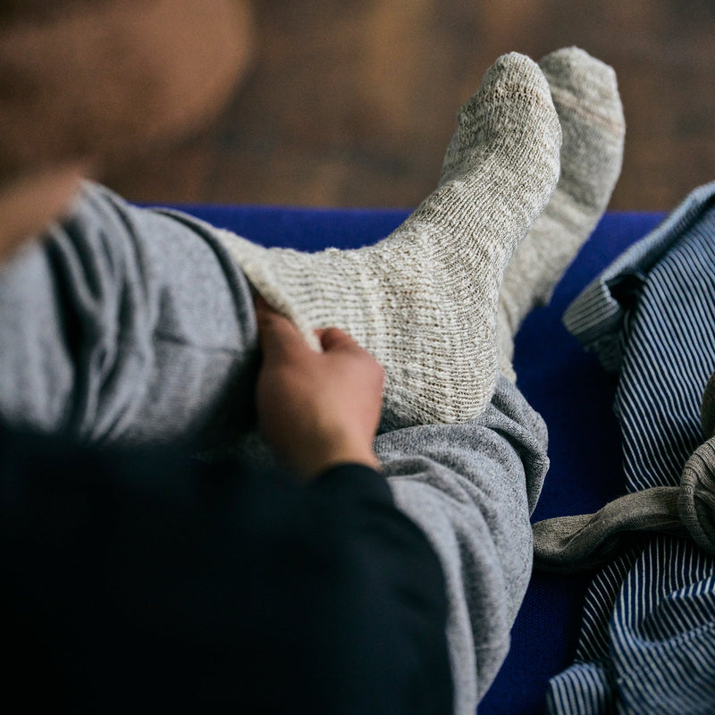 "Garabou" Organic Cotton Slipper Socks｜7-6000