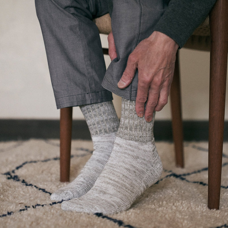 Organic Cotton Ankle Pile Socks｜7-5004