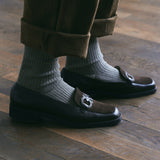 Organic Cotton 100% Ribbed Socks｜7-5007