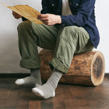 Organic Cotton 100% Ribbed Socks｜7-5007