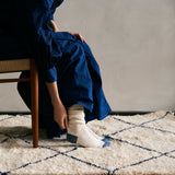 Organic Cotton 100% Ribbed Socks｜7-5007