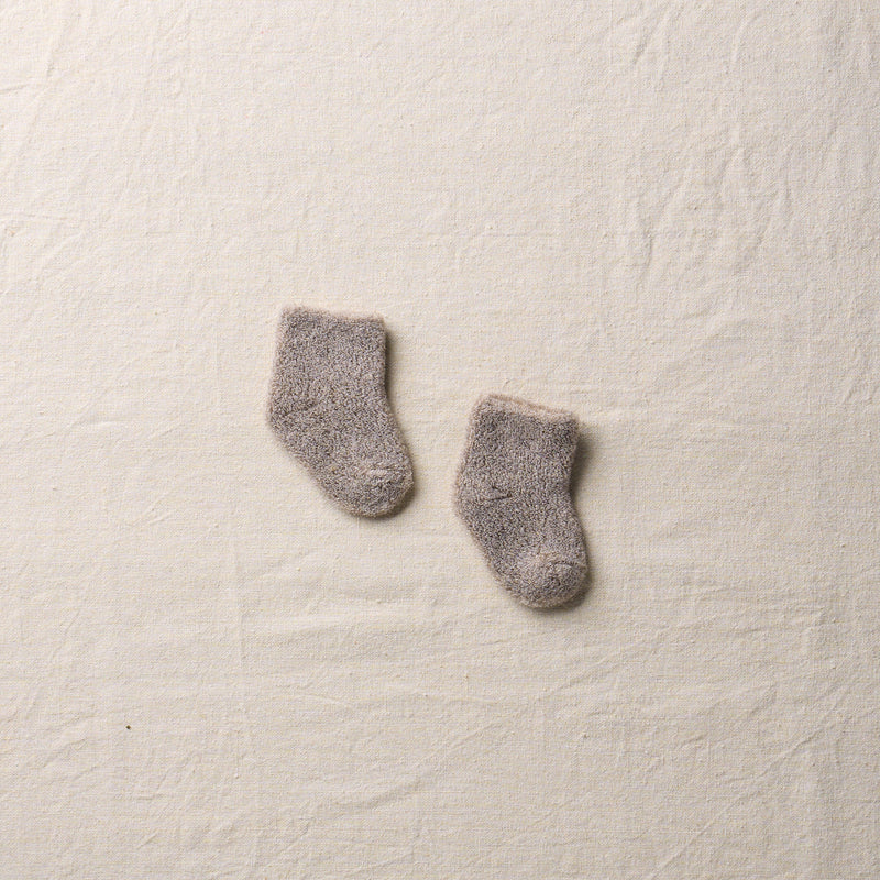 Organic Cotton Blended Yak Pile Socks For Baby｜7-6600