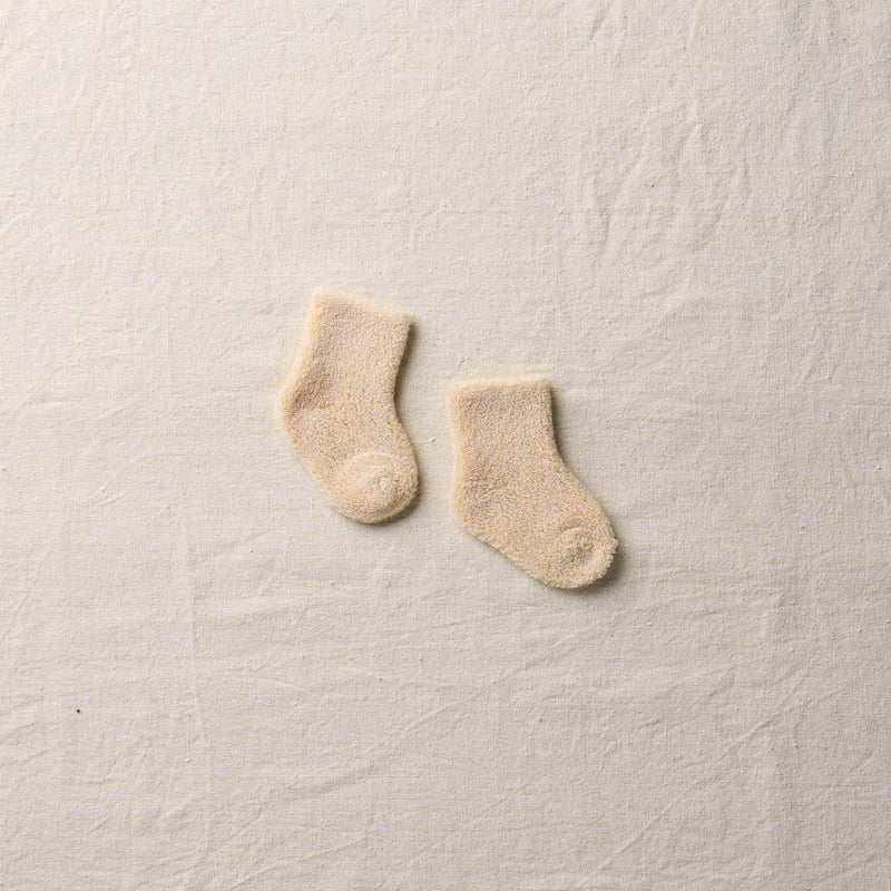 Organic Cotton Blended Yak Pile Socks For Baby｜7-6600