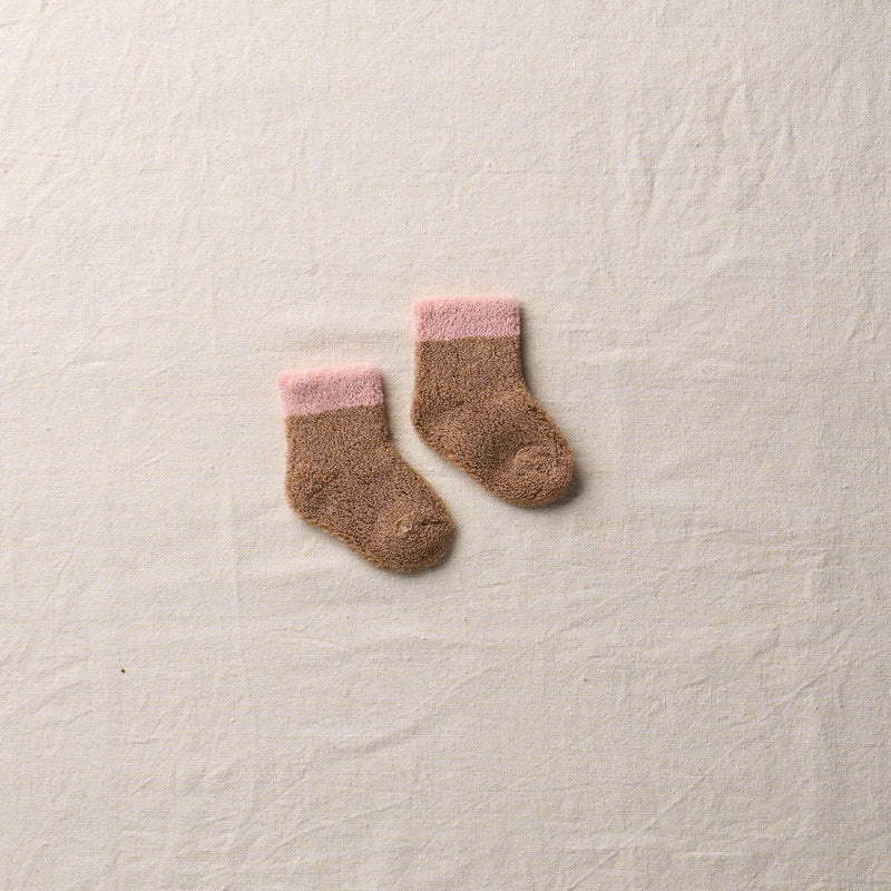 Organic Cotton Blended Yak Pile Socks For Baby｜7-6600