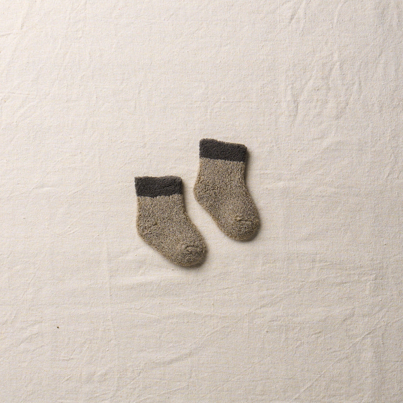 Organic Cotton Blended Yak Pile Socks For Baby｜7-6600