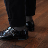 8-0037｜五倍子 鹿の子編みソックス