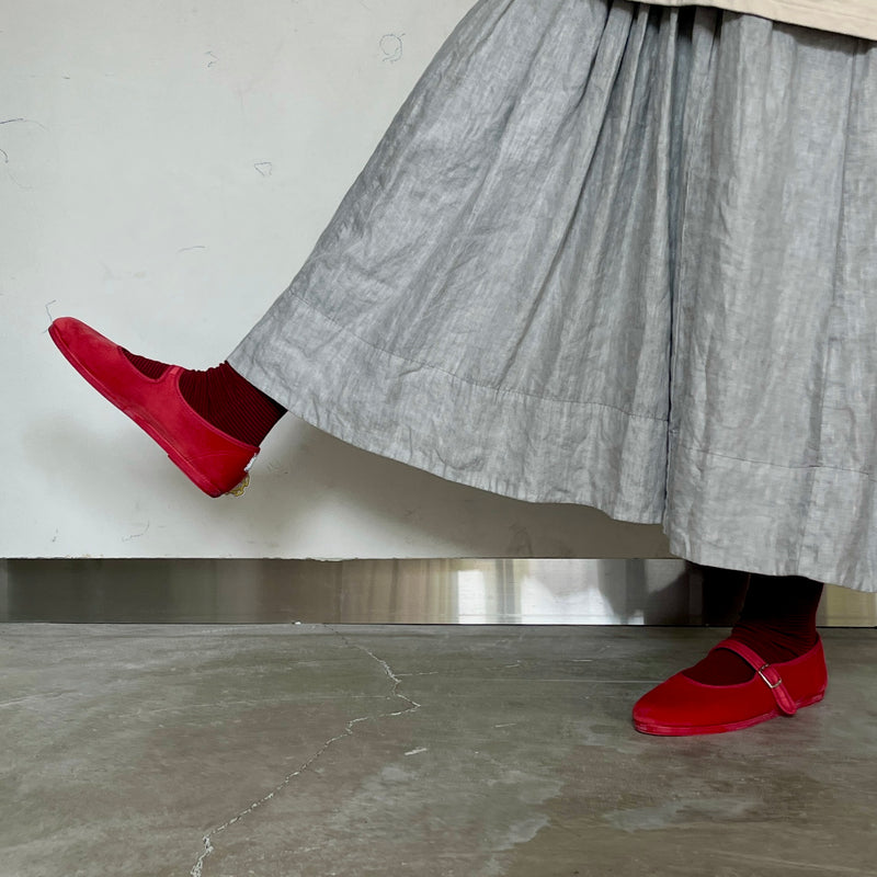 4-4018｜Organic Cotton Wool Toe Socks