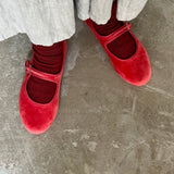 4-4018｜Organic Cotton Wool Toe Socks
