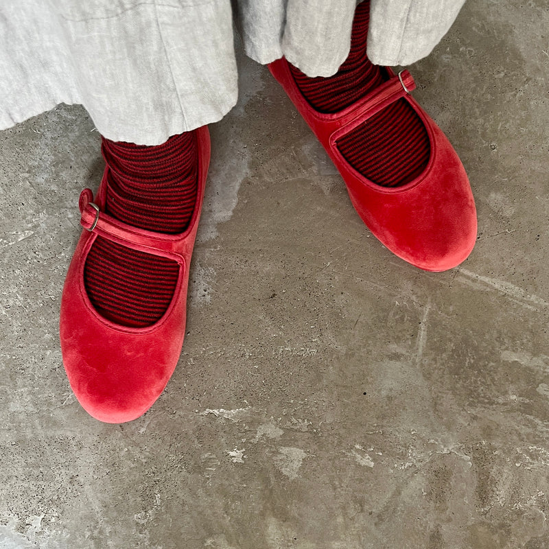 4-4018｜Organic Cotton Wool Toe Socks