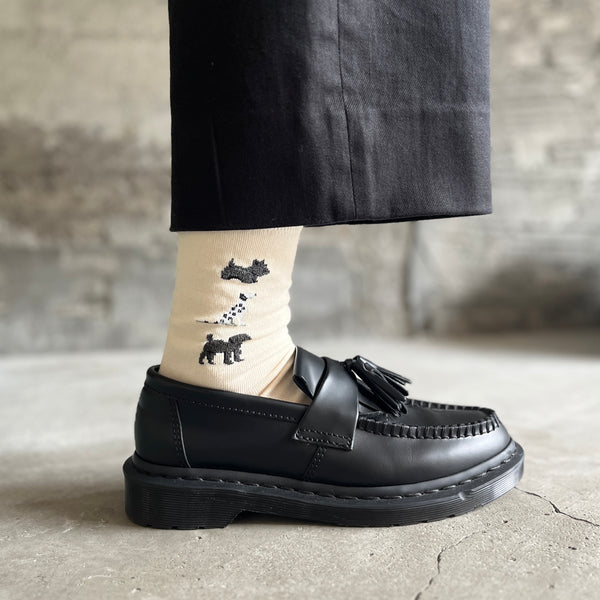 4-4017｜Organic Cotton Dogs Socks