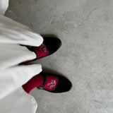 4-4014｜Organic Cotton Rubber Free Flower Socks