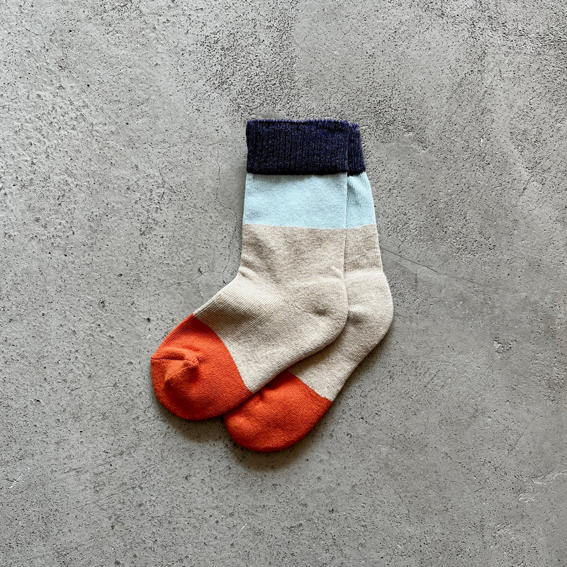 4-8000｜Organic Cotton Pile Sole Socks For Kids