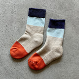 4-8000｜Organic Cotton Pile Sole Socks For Kids