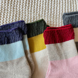 4-8500｜Organic Cotton Pile Sole Socks For Baby