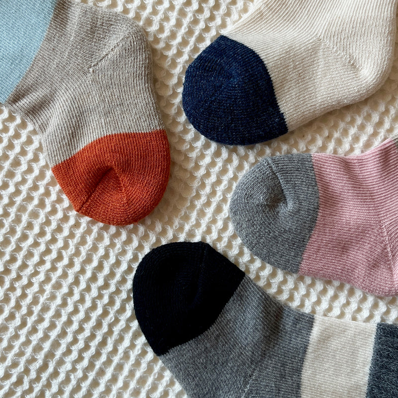 4-8500｜Organic Cotton Pile Sole Socks For Baby