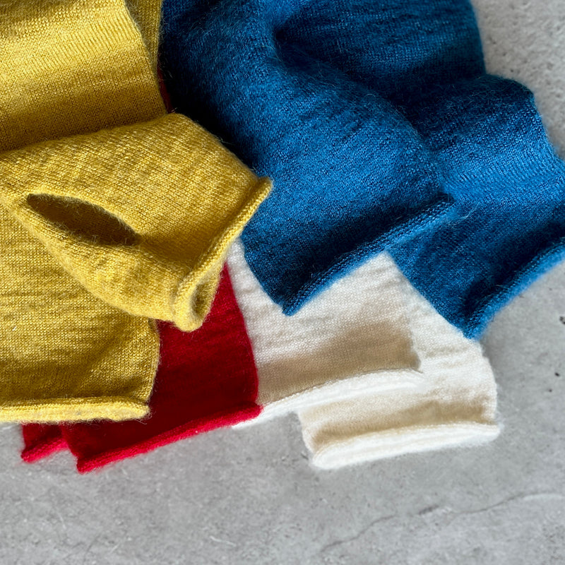4-4030｜Mohair Wool Silk Warmer