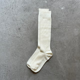 4-4020｜Wool Ribbed Knee Socks