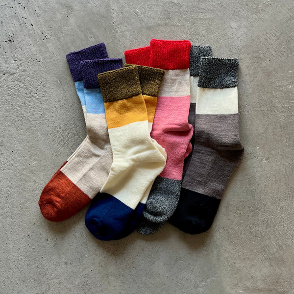 4-4027｜Wool Pile Sole Socks