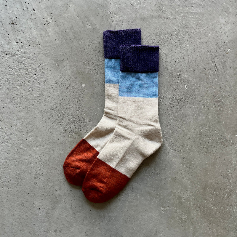 4-4027｜Wool Pile Sole Socks
