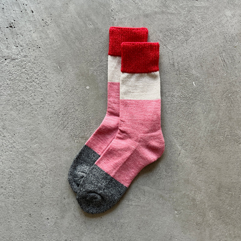 4-4027｜Wool Pile Sole Socks