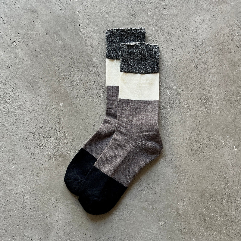 4-4027｜Wool Pile Sole Socks