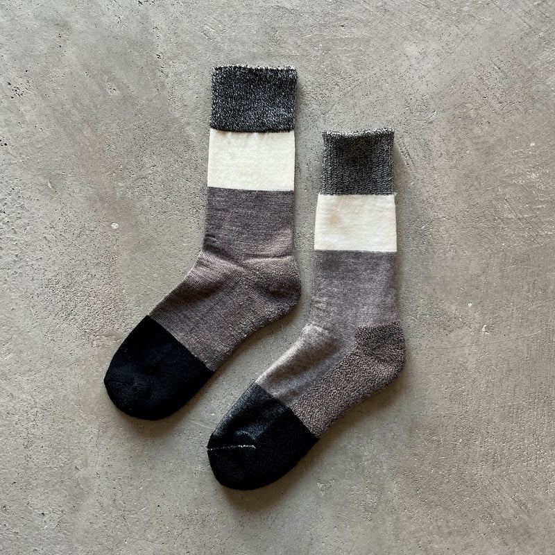 4-4027｜Wool Pile Sole Socks