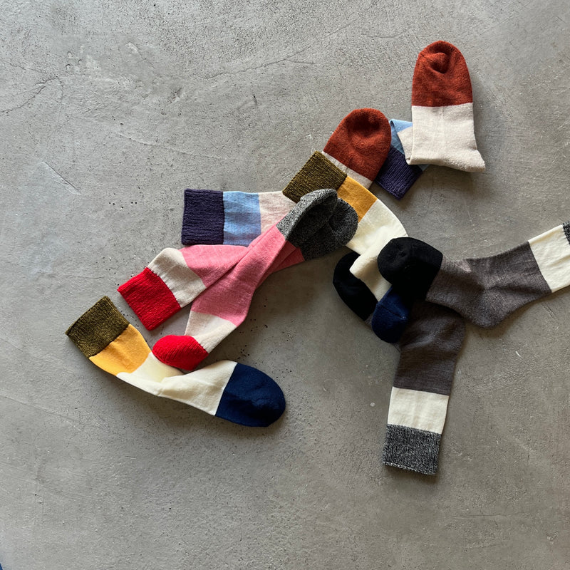 4-4027｜Wool Pile Sole Socks