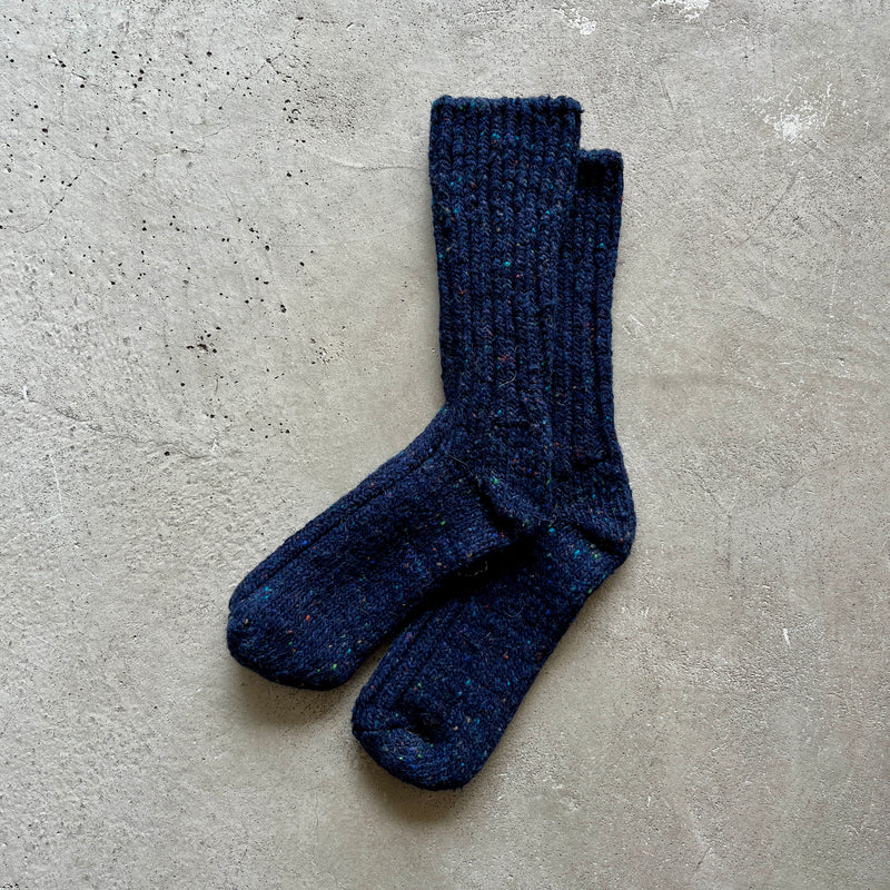 4-4029｜Recycled Wool Organic Cotton Low Gauge Socks