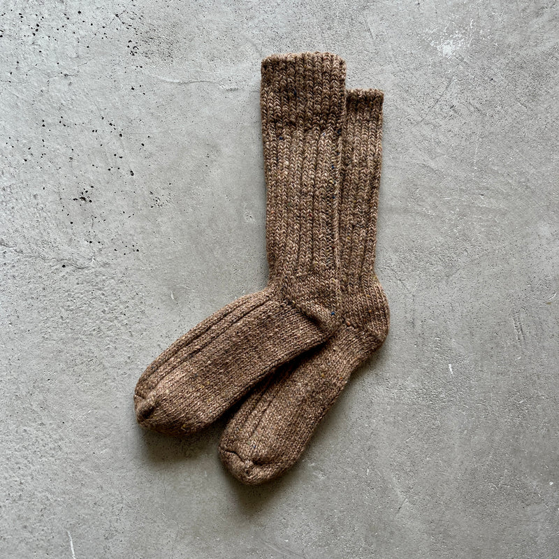 4-4029｜Recycled Wool Organic Cotton Low Gauge Socks