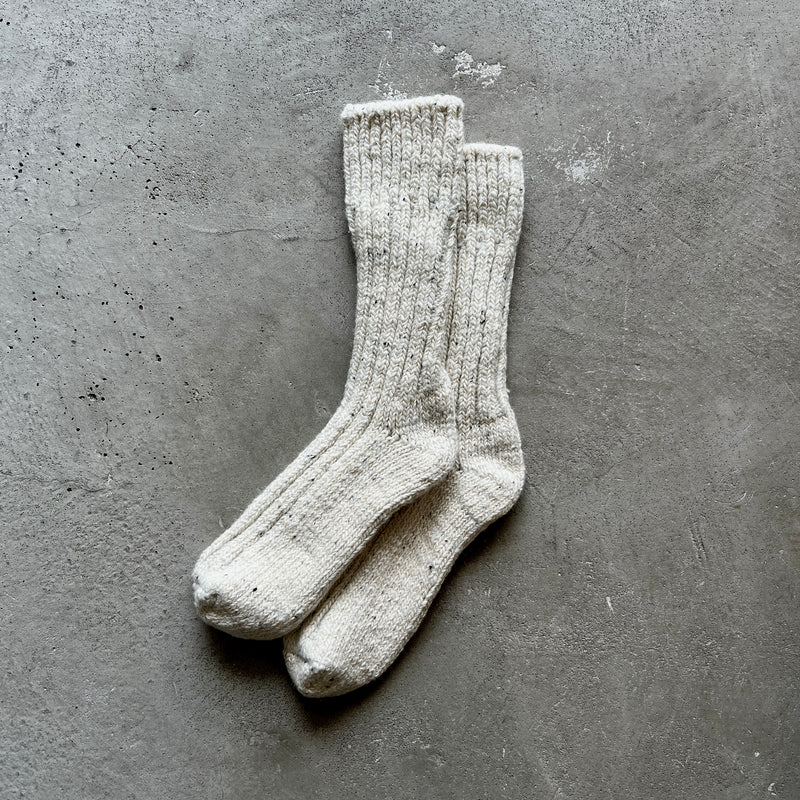 4-4029｜Recycled Wool Organic Cotton Low Gauge Socks