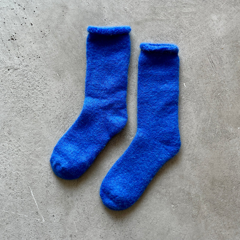 4-4024｜Mohair Wool Pile Socks