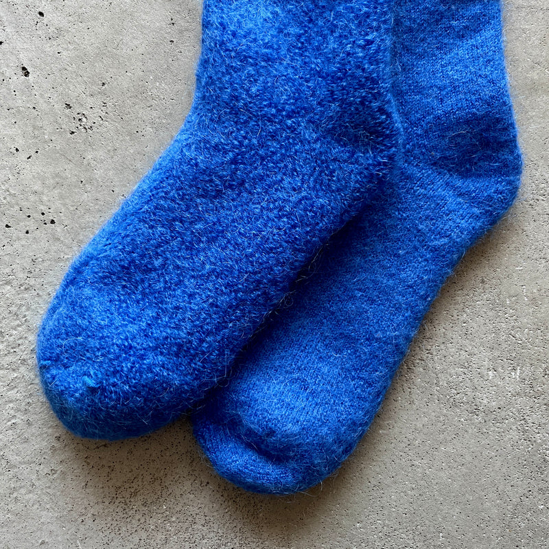 4-4024｜Mohair Wool Pile Socks