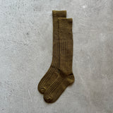4-4021｜Wool Low Gauge Ribbed Knee Socks