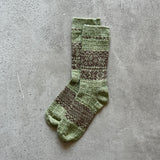 4-4028｜Wool Organic Cotton Snow Pattern Socks