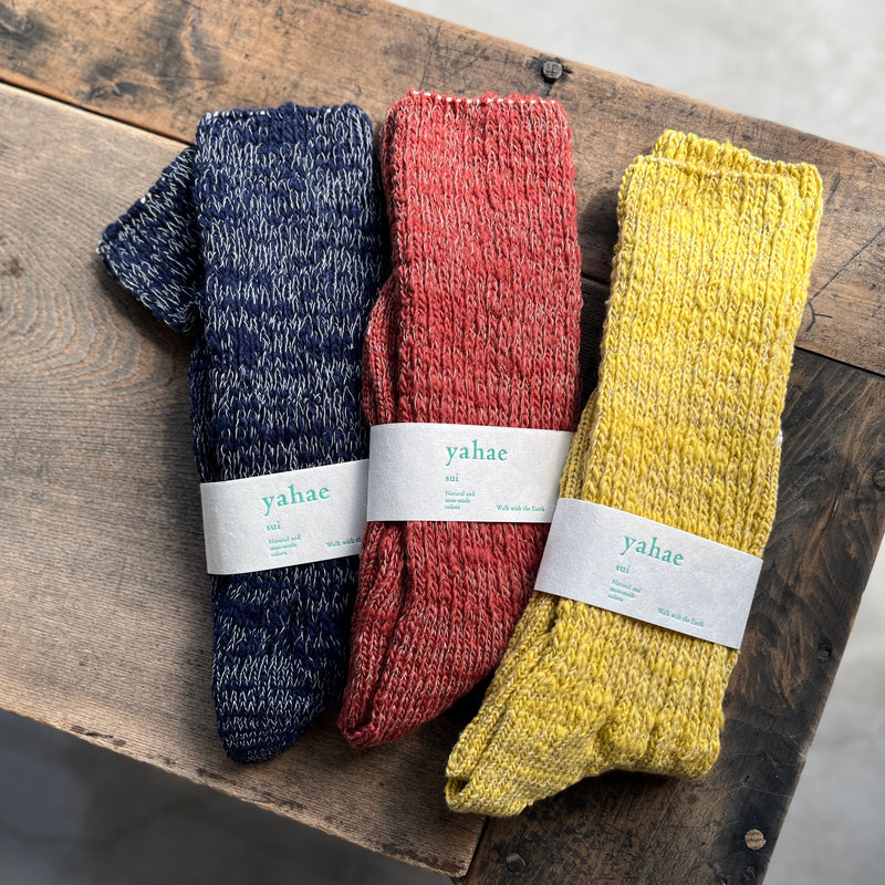 4-1006｜"Garabou" Organic Cotton Slipper Socks (25AW)