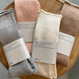 8-0010｜綿100％ リブソックス