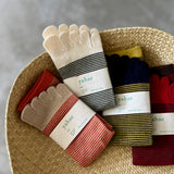 4-4018｜Organic Cotton Wool Toe Socks