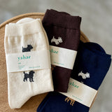4-4017｜Organic Cotton Dogs Socks