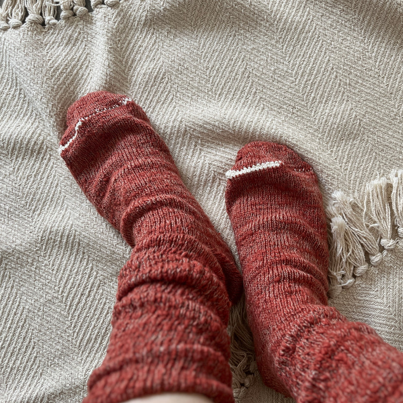 4-1006｜"Garabou" Organic Cotton Slipper Socks (25AW)