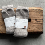 8-0450｜Supima x Yak tabi-style pile socks