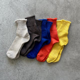 4-2001｜Linen Organic Cotton Ankle Socks